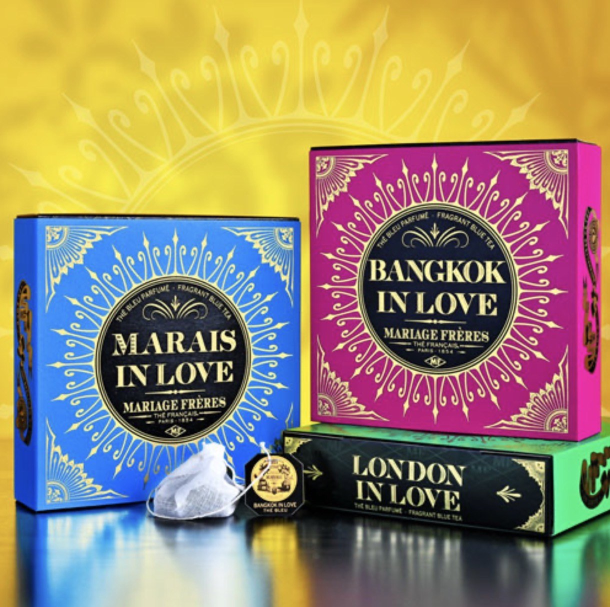 Mariage Frères tee “Love” tootesari, 30 musliinkotikest (75g)